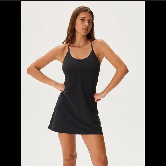 Outdoor Voices Exercise Dress Black Size Medium Athleisure Activewear - Picture 2 of 14